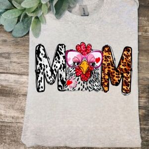 Chicken mom shirt farmhouse funny humor popular cute
